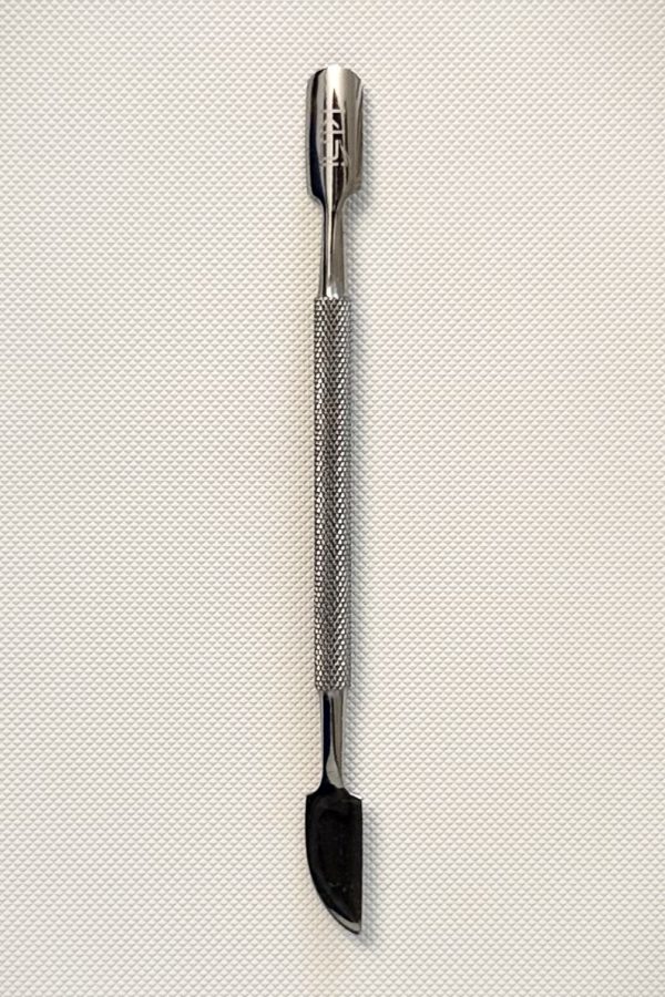 Nail Pusher Rounded Spoon and Curved Spatula Ends